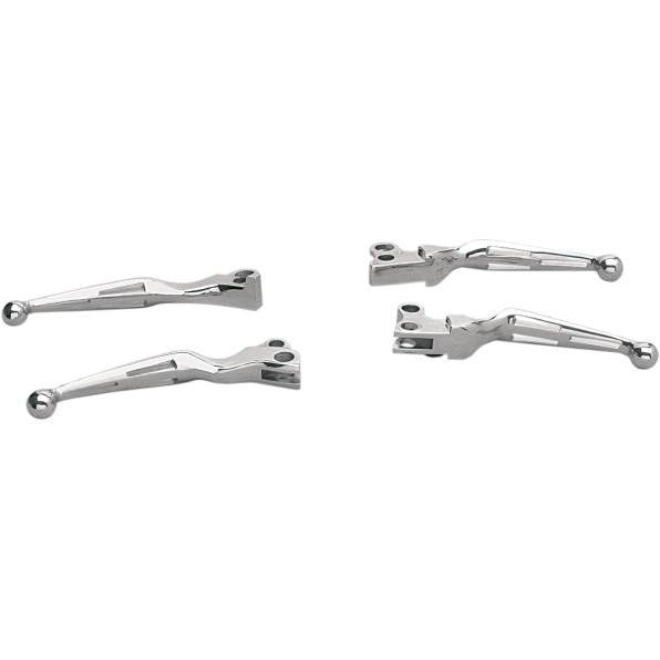 Drag Specialties Slotted Wide Blade Brake Lever Chrome DS-273138