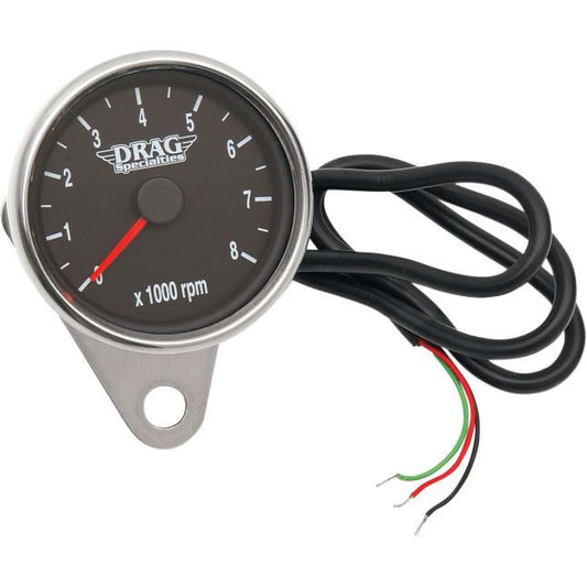 Drag Specialties Mini Electronic 8000 RPM Tachometer 2211-0031