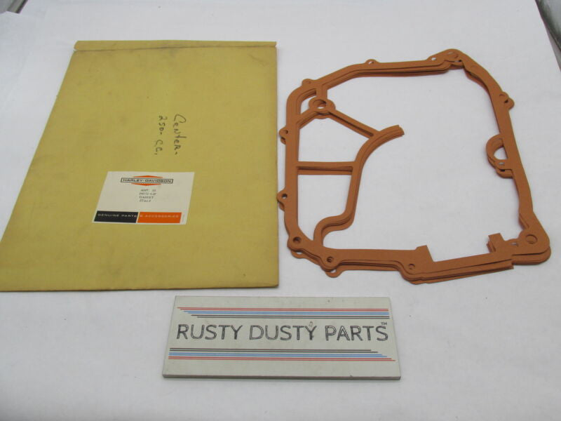 Lot of 10 Harley Davidson Aermacchi 1961-68 Crankcase Gaskets 24572-61P