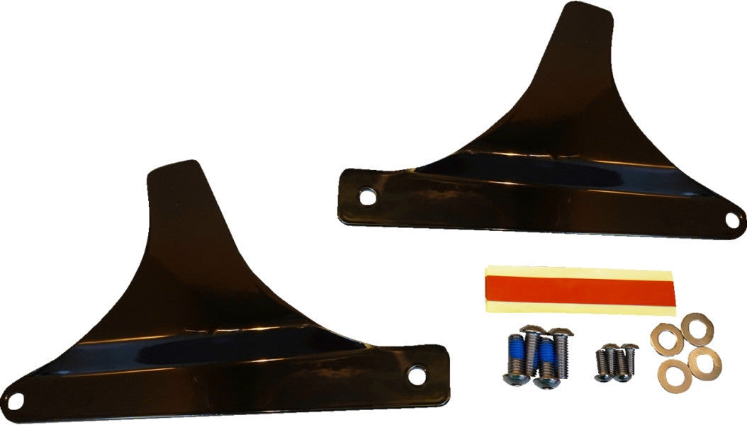 Drag Specialties Sissy Bar Side Plates Black 1504-0114