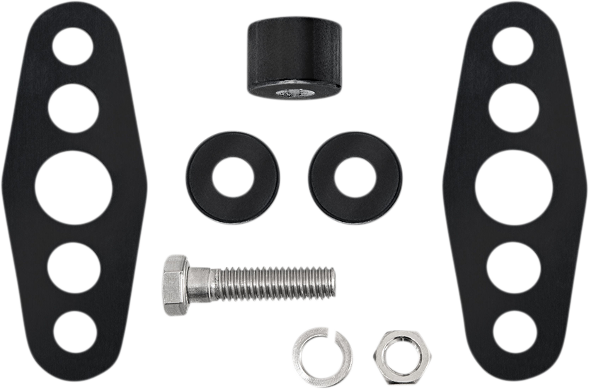 Memphis Shades Headlight Extension Block Long Black MEB9896