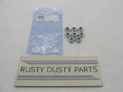 Lot of 8 Harley Davidson Genuine Hex Flange Lock Nut 7427M