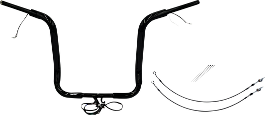 Fat Baggers, Inc. Plug & Play EZ Install 1-1/2" Round Top Handlebar Kit 802516-B