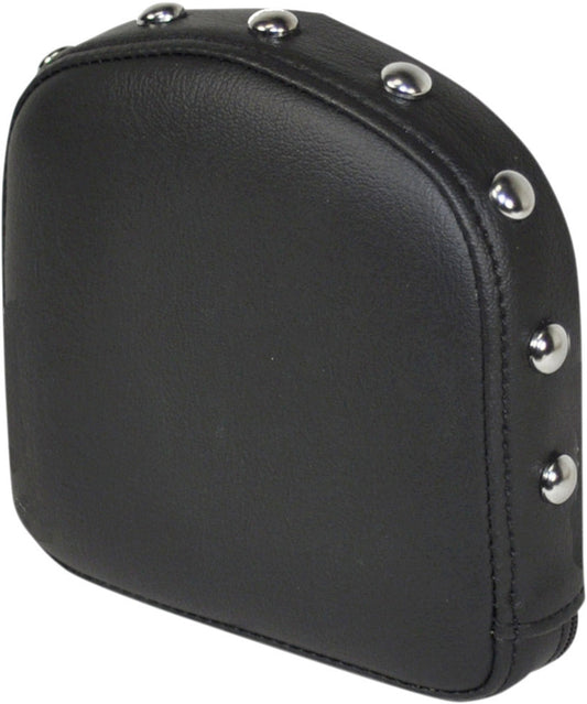 Saddlemen Sissy Bar Pads Black/Chrome Studs Renegade Gravestone 40801