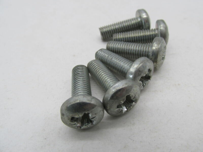 Lot of 6 Harley Davidson Genuine NOS Chrome Panhead Screws 1374