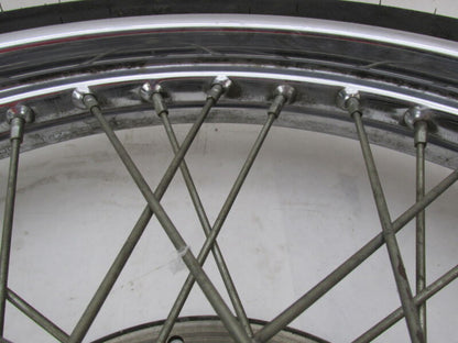 Harley Davidson 21 X 2.5 Front Chrome Wheel & Tire w/ Single Disc 44138-83A