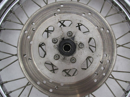 Harley Davidson 21 X 2.5 Front Chrome Wheel & Tire w/ Single Disc 44138-83A