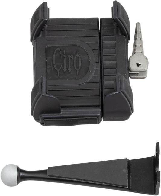 CIRO Smartphone / GPS Holders With Fairing Mount Chrome w/o Charger 50316