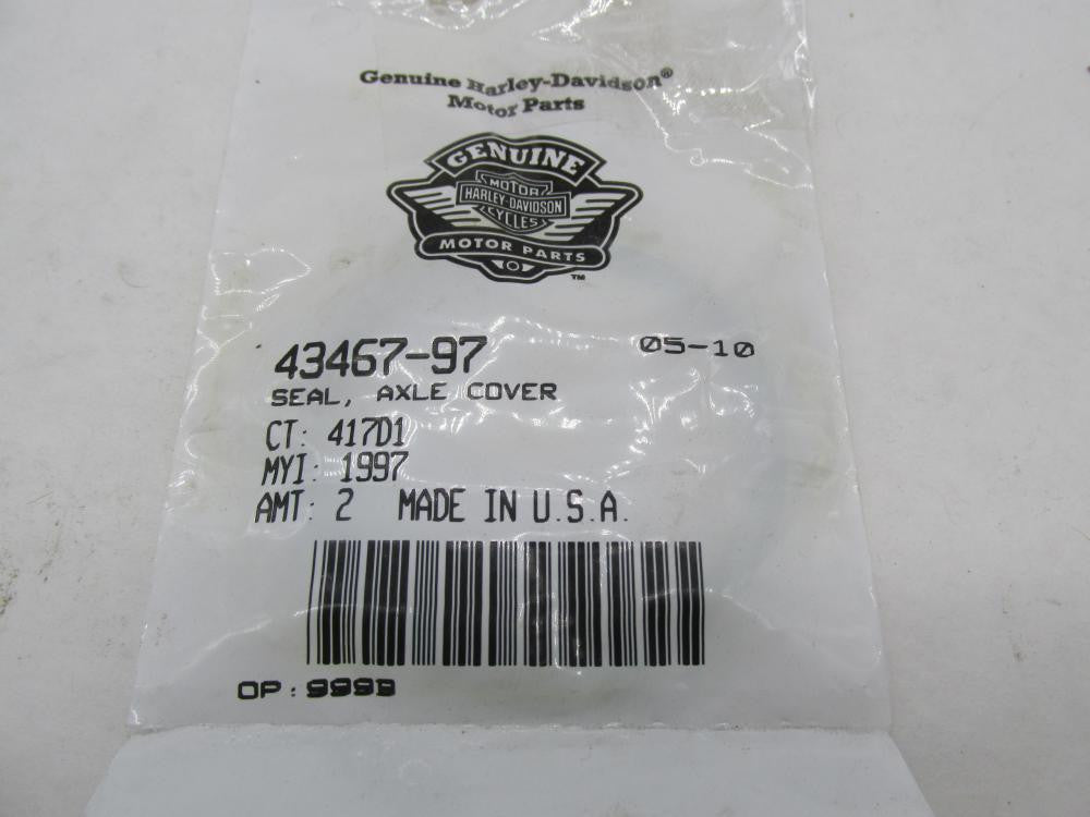 Harley Davidson Genuine NOS Axle Cover Seal 43467-97