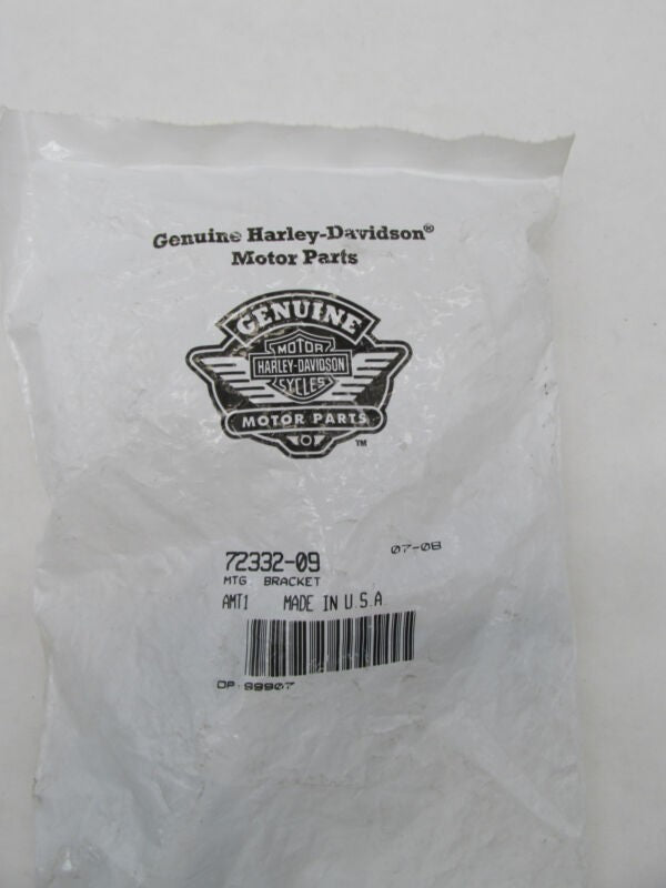 Harley Davidson Genuine NOS Black Mounting Bracket 72332-09