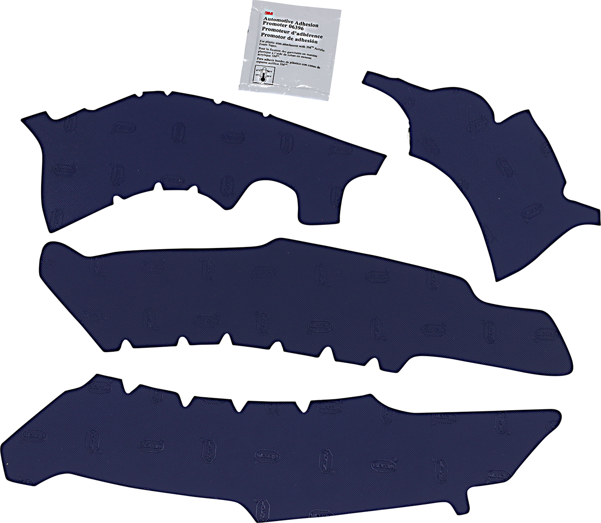 Athena Rubber Frame Pads Blue M7340B