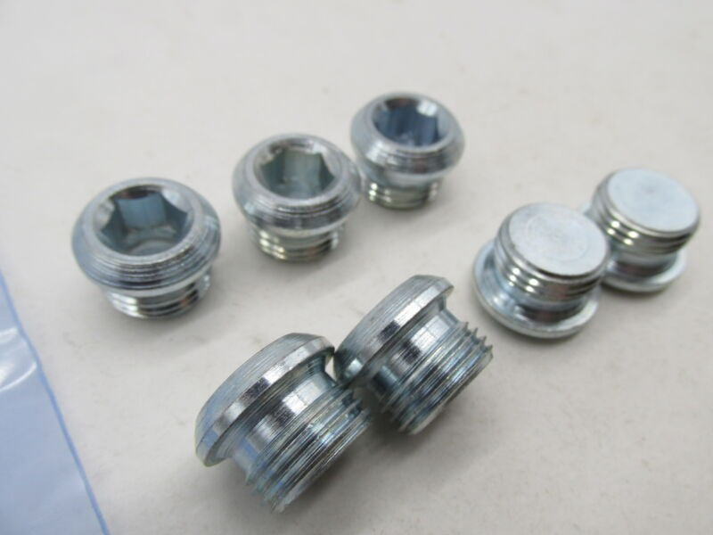 Lot of 7 Harley Davidson Genuine NOS Hex Socket Oil Tank Plugs 720