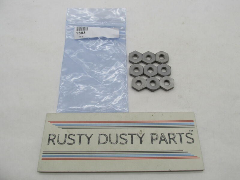 Lot of 9 Harley Davidson Genuine NOS AMF Clutch Nuts 7803