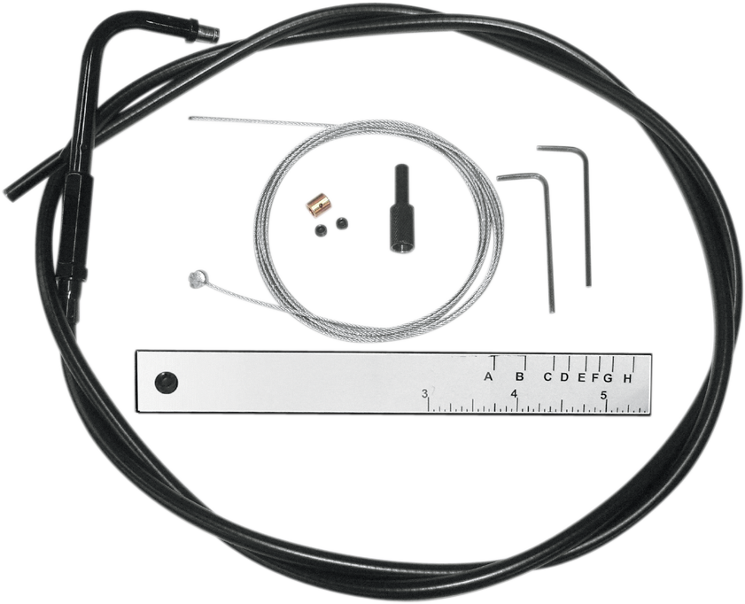 Magnum BYO Build Your Own Throttle/Idle Cable Kit Black Vinyl 493529