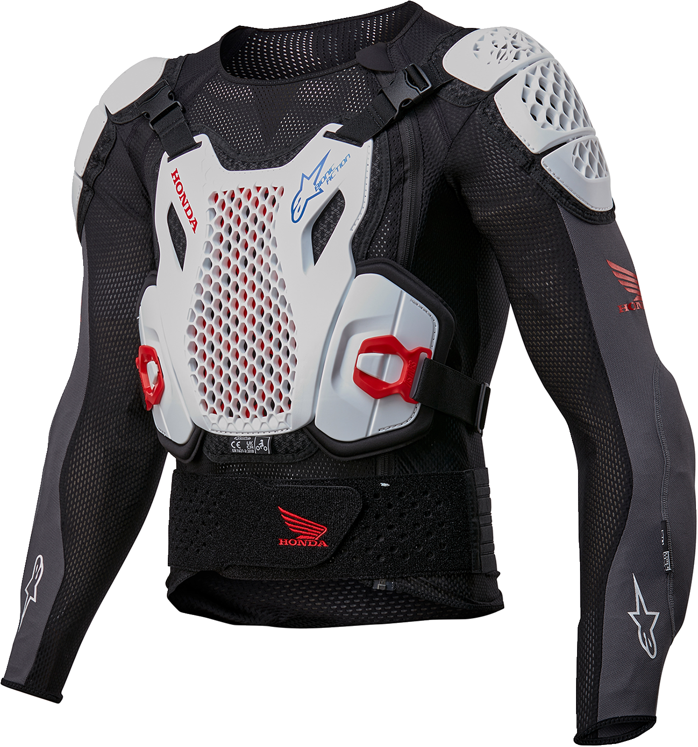 Alpinestars Bionic Plus V2 Protection Jacket Black/White/Red 2XL 6506023-1272-2X