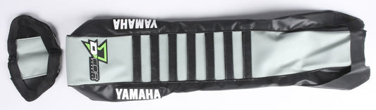 D'COR Seat Covers 2016 Retro Star Yamaha Black/ Grey/Black Ribs 30-50-457