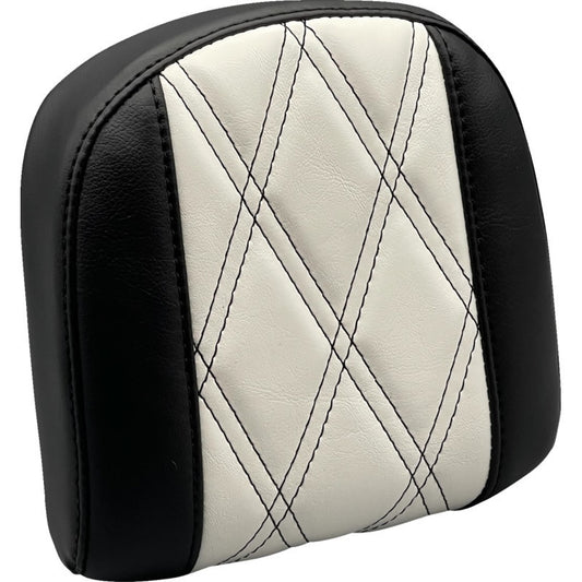 Le Pera Sissy Bar Pads Black/White L-SBP03GT/HR1