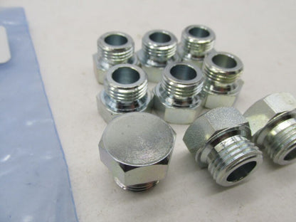 Lot of 9 Harley Davidson Genuine NOS Chrome Oil Tank Plugs 704