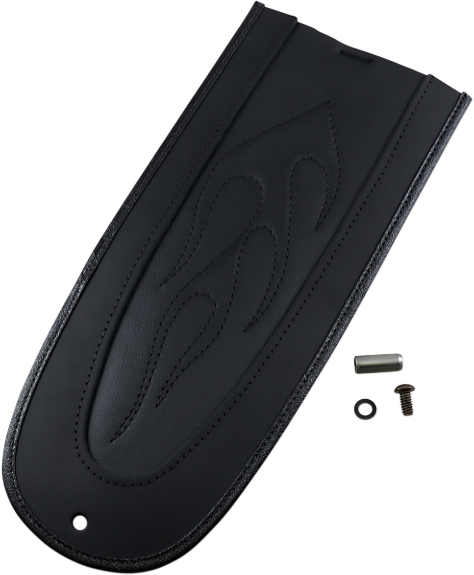 Drag Specialties Fender Skin Flame Stitch Vinyl Center 1405-0149