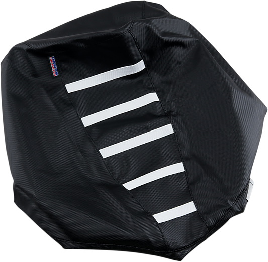Parts Unlimited Gripper Seat Covers Black/White 0821-2898