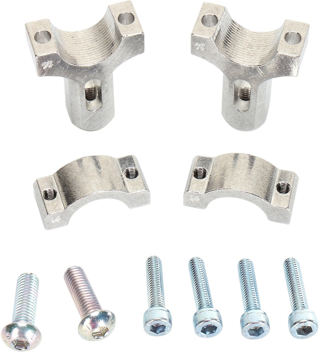 Moose Racing Inner Mount Clamp for Aluminum Handguards Silver 0635-103