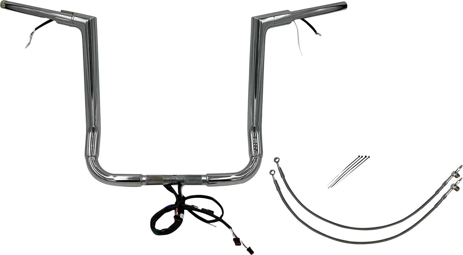 Fat Baggers, Inc. Plug & Play EZ Install 1-1/2" Flat Top Handlebar Kit 601216