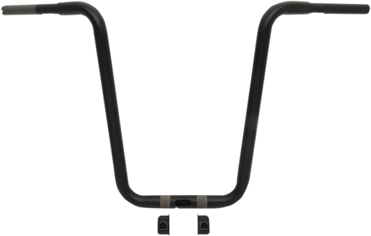 Drag Specialties 1 1/4in Touring Handlebars Flat Black 18" Ape Hanger 0601-4267
