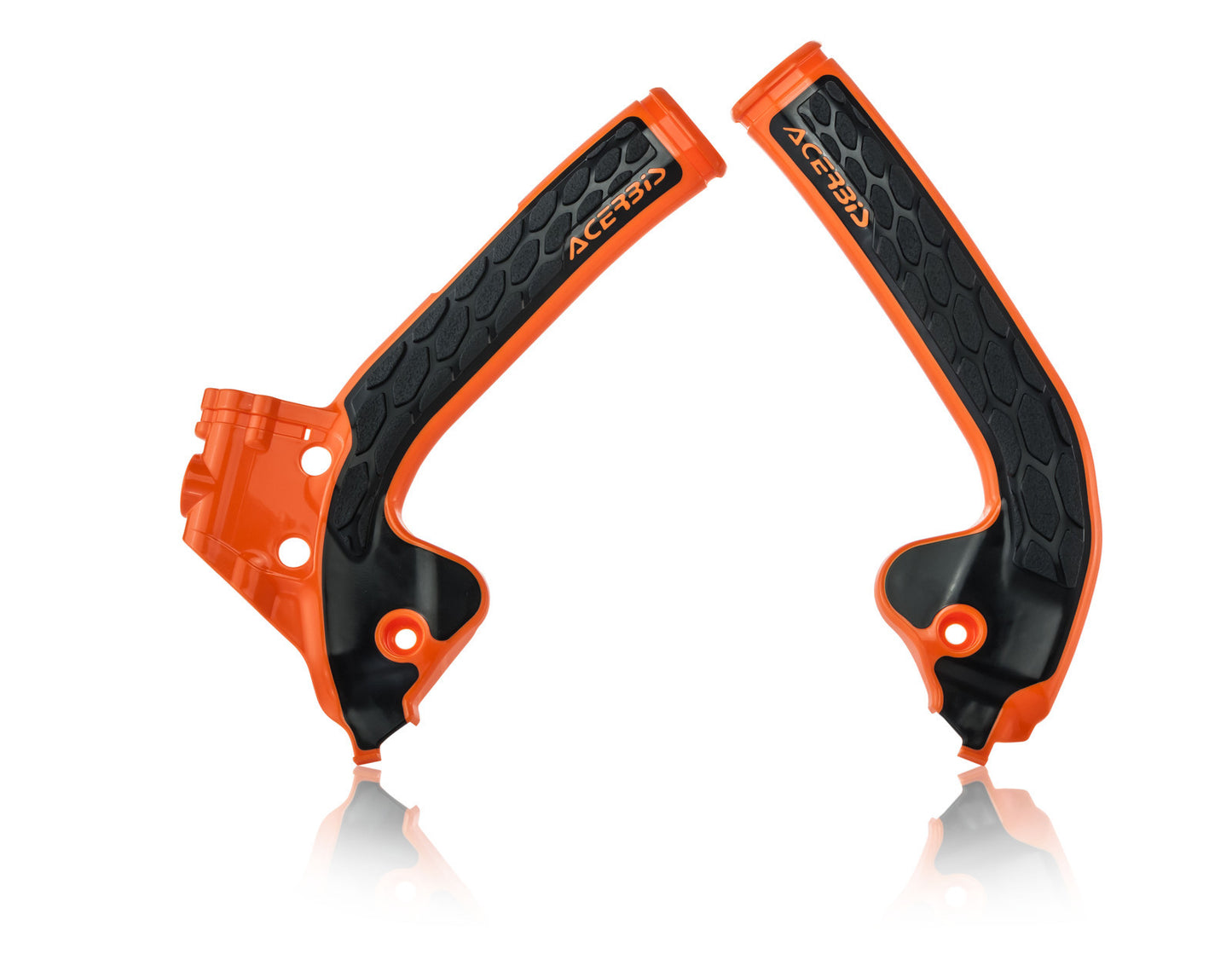 Acerbis X-Grip Frame Guards Black/Orange 2686045225