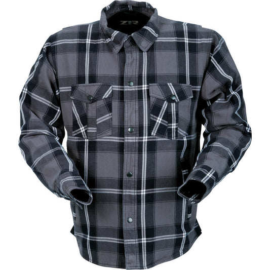 Z1R Ashwood Flannel Shirts Gray 4XL 3040-3291