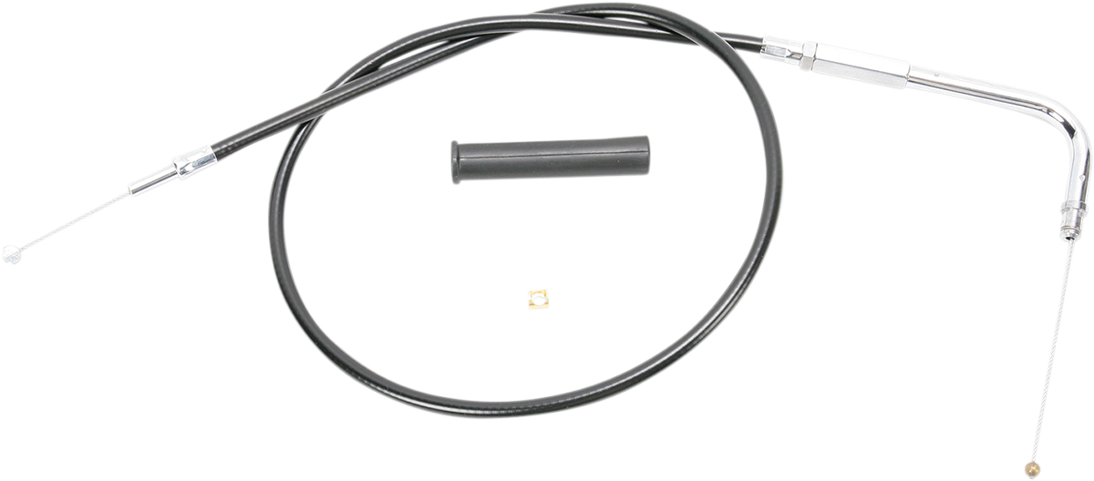 Drag Specialties Alternative Length Black Vinyl Throttle Cable 36 3/4in.