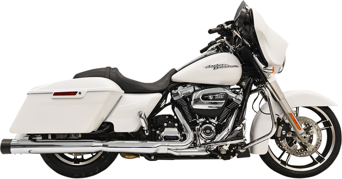 Bassani 4" DNT Straight Can Mufflers With An Acoustically Tuned Baffle 1F72DNT5