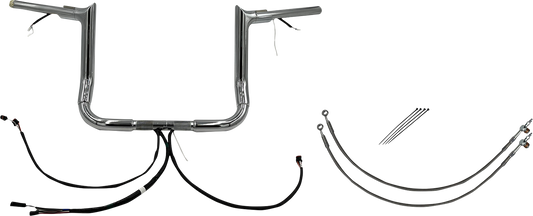 Fat Baggers, Inc. Plug & Play EZ Install 1-1/2" Pointed Top Handlebar Kit 801212