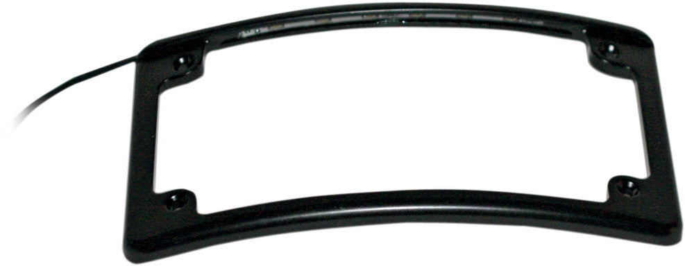 Custom Dynamics LED License Plate Frame Black LPF-RAD-B-LP