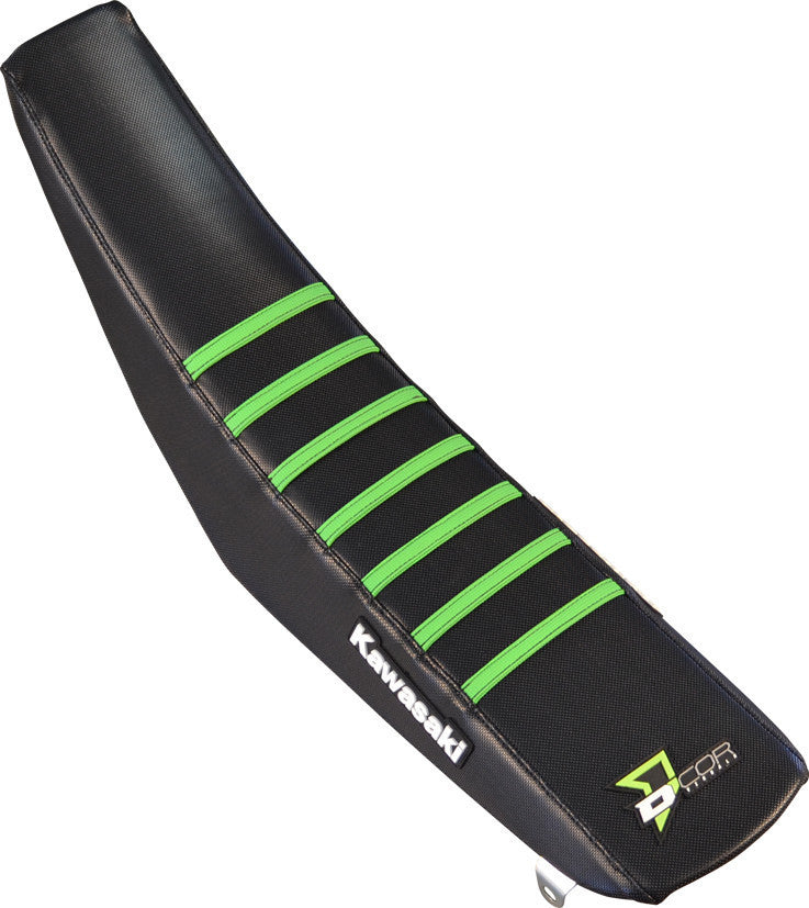 D'COR Seat Covers Black/ Green Ribs 30-20-454