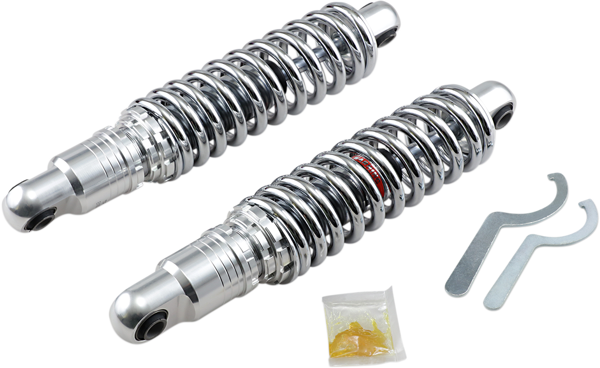 Drag Specialties Premium Ride-Height Adjustable Shocks 1310-1667 Chrome