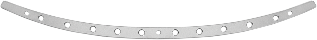 Memphis Shades Stainless Steel Windshield Trim Polished Holes MEM0947