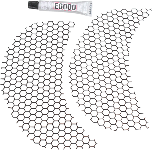Klock Werks Fairing Vent Screen Black KW05-01-0320-B