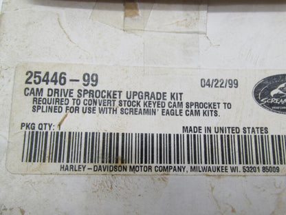 Harley Genuine NOS Screamin Eagle Cam Drive Sprocket Upgrade Kit 25446-99