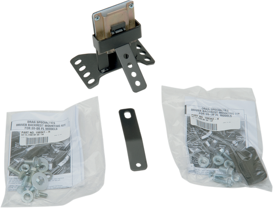 Drag Specialties Driver Backrest Kit for OEM Dresser/Touring Seat EZ Glide Re...