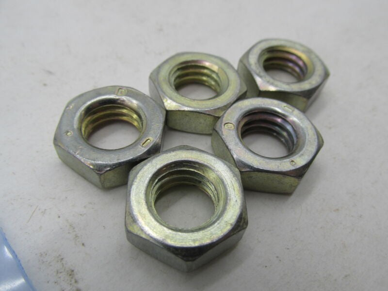 Lot of 5 Harley Davidson Genuine NOS Hex Jam Nuts 7515