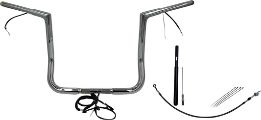 Fat Baggers, Inc. Plug & Play EZ Install 1-1/4" Flat Top Handlebar Kit 702216