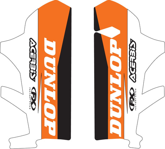 Factory Effex Lower Fork Guard Graphics Orange 17-40506