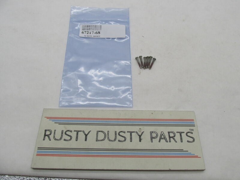 Lot of 6 Harley Davidson Genuine NOS Reset Knob Screws 67217-68