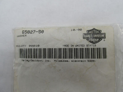 Lot of 10 Harley Davidson Genuine NOS Exhaust Gasket Retaining Washers 65827-90