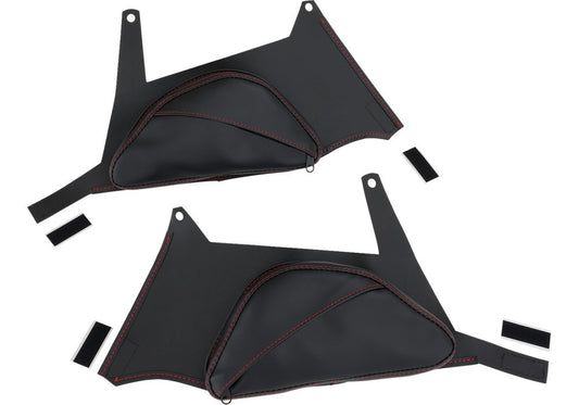 Show Chrome Dual-Side Tank Pouches H40-401CRED