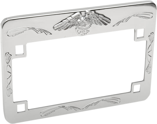 Emgo Eagle License Plate Frame Chrome 86-42630