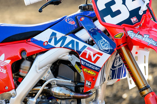 Cycra Powerflow Intake Radiator Shrouds Red 1CYC-1875-33