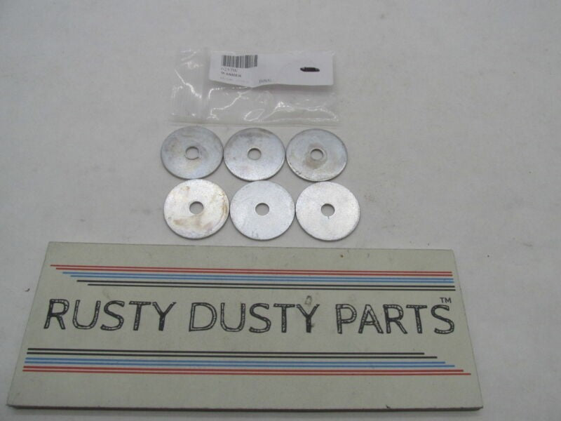 Lot of 6 Harley Davidson Genuine NOS 9/32" X 1-3/8" X 1/16" Washers 6257W