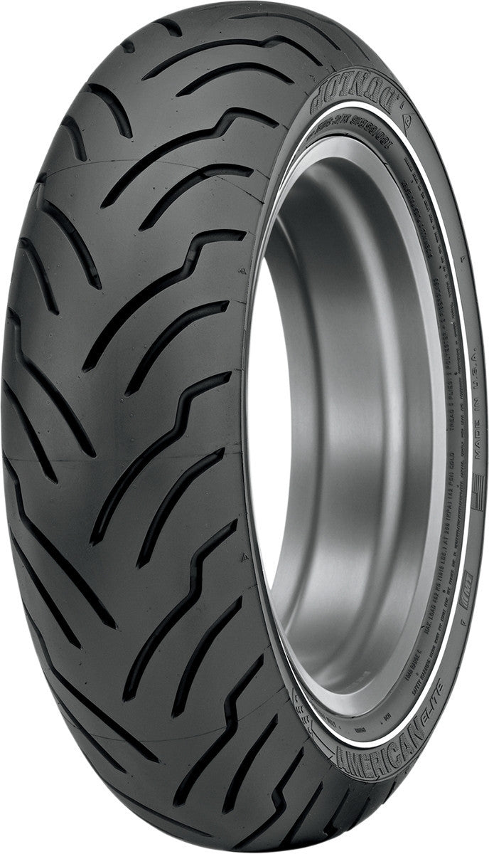 Dunlop American Elite HD Touring Tire MT90B16 - Narrow Whitewall Rear 32AE-92