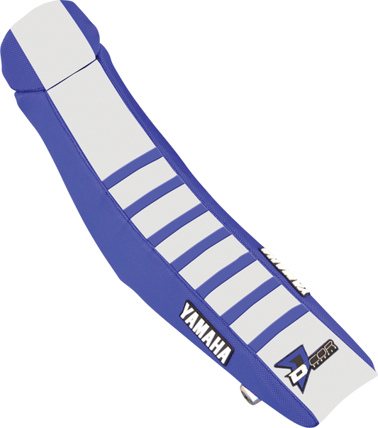 D'COR Seat Cover Blue/White W/Blue Ribs 30-50-146